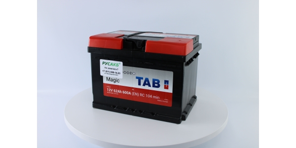 Аккумулятор TAB Magic 62.0 низкий