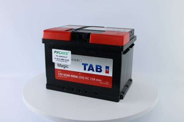 Аккумулятор TAB Magic 62.0 низкий