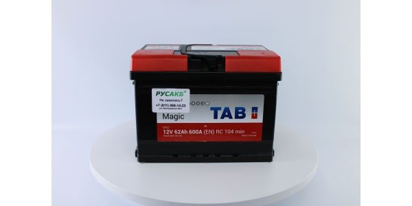 Аккумулятор TAB Magic 62.0 низкий