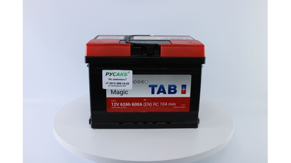 Аккумулятор TAB Magic 62.0 низкий