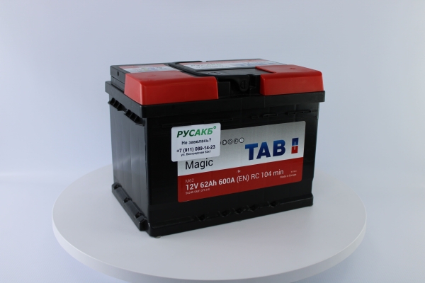 Аккумулятор TAB Magic 62.0 низкий