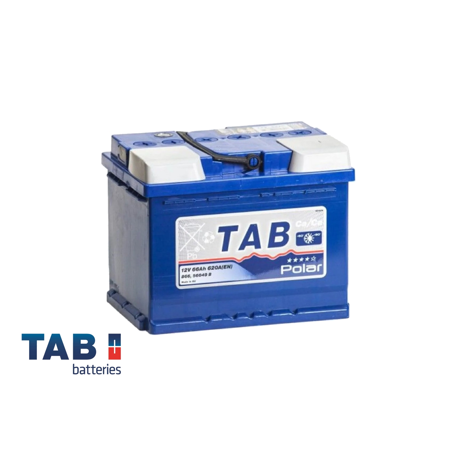 TAB Polar 66.0, 66 Ач, обратная полярность, 242x175x190 мм, 620 Ампер — купить в Санкт-Петербурге