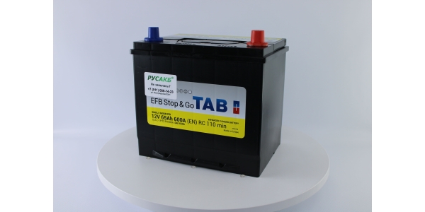 Аккумулятор TAB EFB Stop&Go 65.0 (56568) яп. ст/бортик