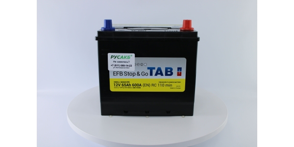 Аккумулятор TAB EFB Stop&Go 65.0 (56568) яп. ст/бортик
