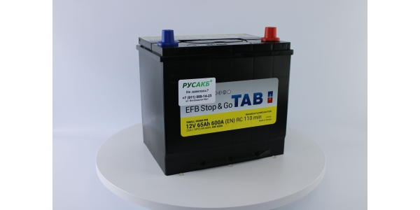 Аккумулятор TAB EFB Stop&Go 65.0 (56568) яп. ст/бортик