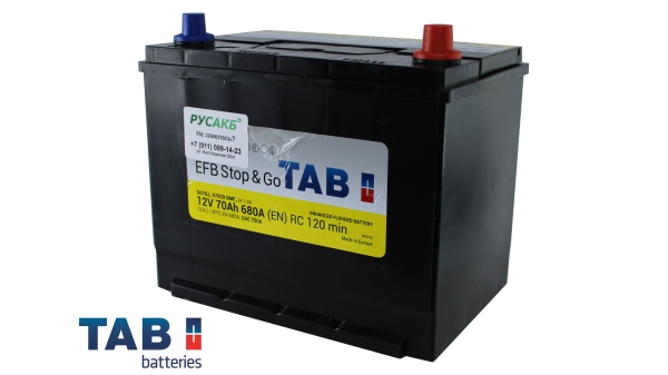 Аккумулятор TAB EFB Stop&Go 70.0 (57029) яп.ст|бортик
