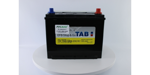 Аккумулятор TAB EFB Stop&Go 70.0 (57029) яп.ст|бортик