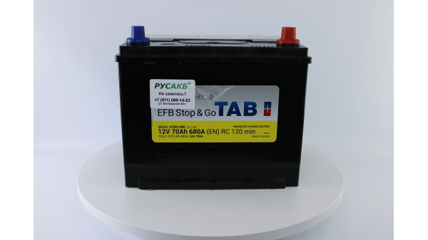 Аккумулятор TAB EFB Stop&Go 70.0 (57029) яп.ст|бортик