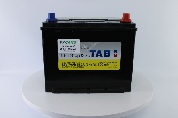 Аккумулятор TAB EFB Stop&Go 70.0 (57029) яп.ст|бортик
