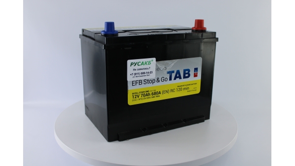 Аккумулятор TAB EFB Stop&Go 70.0 (57029) яп.ст|бортик