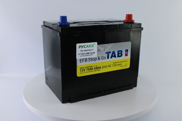 Аккумулятор TAB EFB Stop&Go 70.0 (57029) яп.ст|бортик