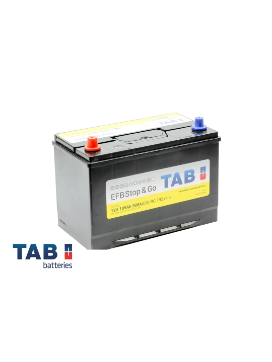 Аккумулятор TAB EFB 105 Ач прям пол D31 60519