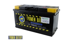 Тюмень Стандарт 100 ач обр. пол., 100 Ач, обратная полярность, 353x175x190 мм, 790 Ампер — купить в Санкт-Петербурге