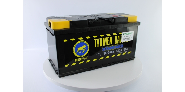 Аккумулятор Тюмень Стандарт 100 ач обр. пол.