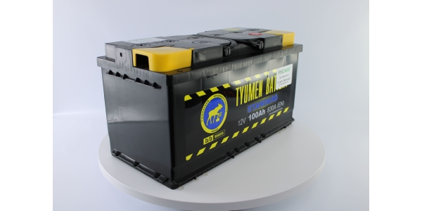 Аккумулятор Тюмень Стандарт 100 ач обр. пол.