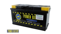 Тюмень Стандарт 100 ач прям. пол., 100 Ач, прямая полярность, 353x175x190 мм, 790 Ампер — купить в Санкт-Петербурге