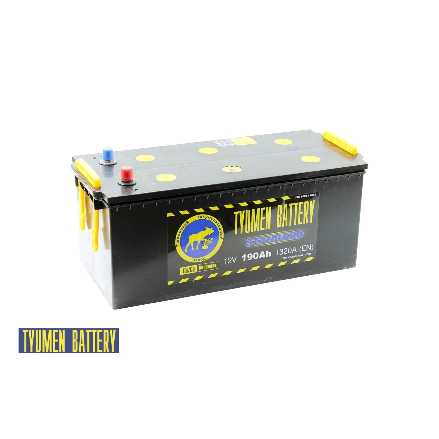 Тюмень Стандарт 190 ач прям. пол., 190 Ач, прямая полярность, 512x223x220 мм, 1300 Ампер — купить в Санкт-Петербурге