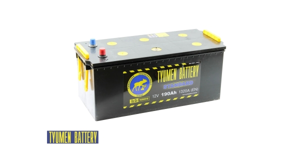 Аккумулятор Тюмень Стандарт 190 ач прям. пол.