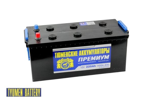 Аккумулятор Тюмень Премиум 220 ач евро.конус