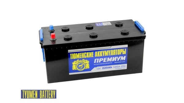 Аккумулятор Тюмень Премиум 220 ач росс.конус