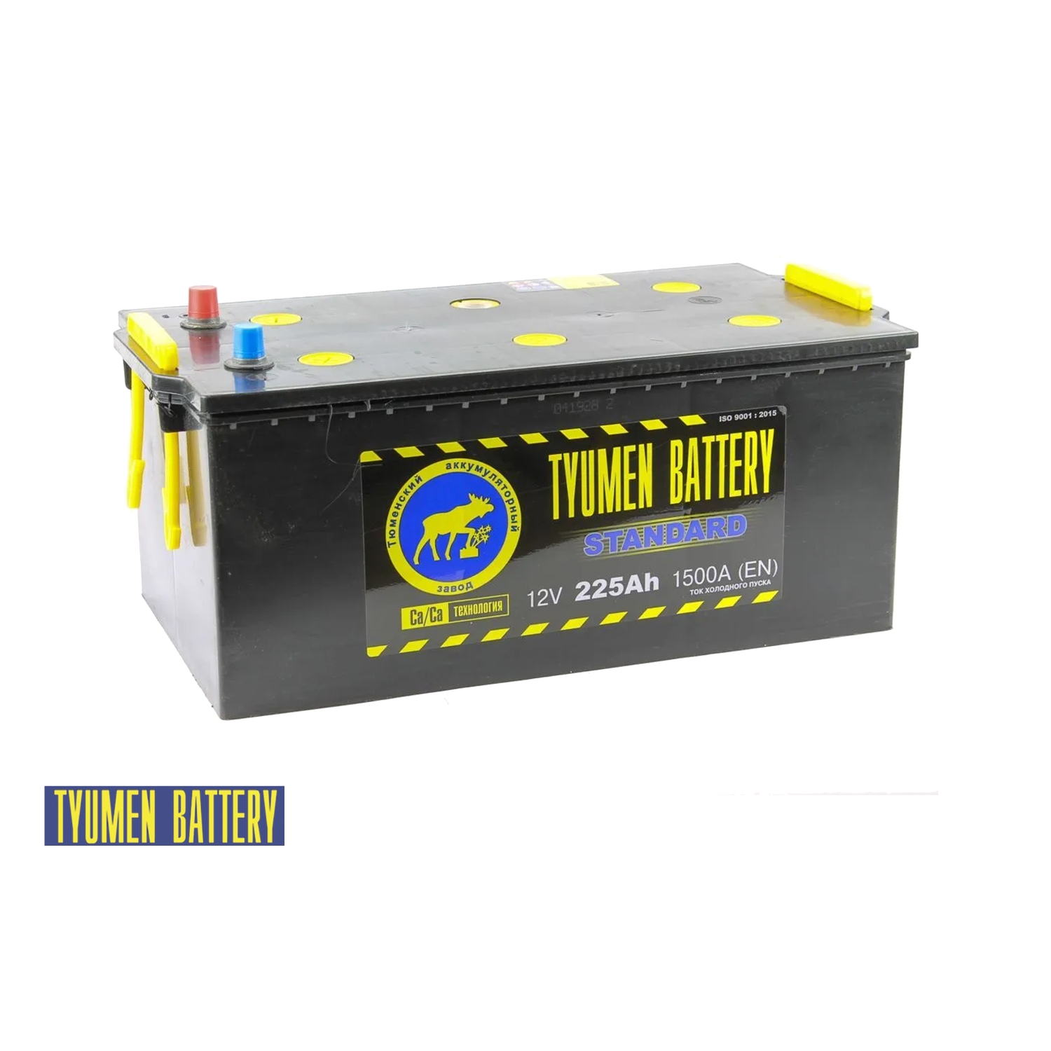 Тюмень Стандарт 225 обр. пол. (конус), 225 Ач, обратная полярность, 518x278x240 мм, 1450 Ампер — купить в Санкт-Петербурге