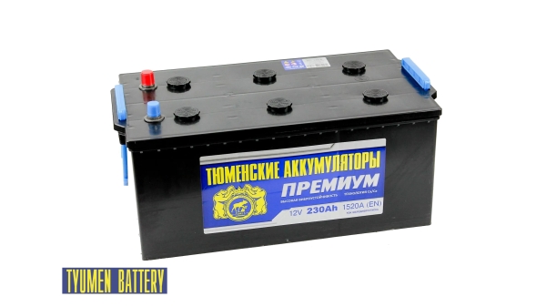 Аккумулятор Тюмень Премиум 230 ач обр. пол.