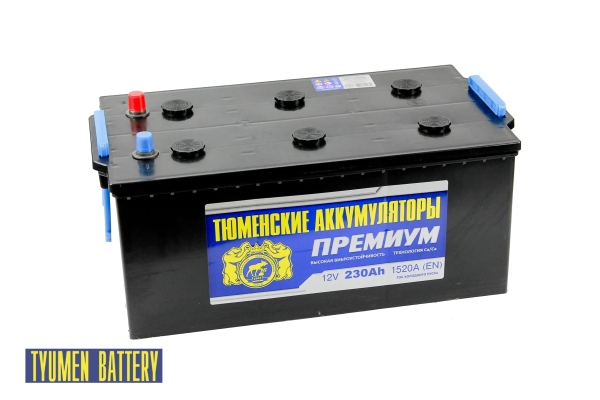 Аккумулятор Тюмень Премиум 230 ач обр. пол.