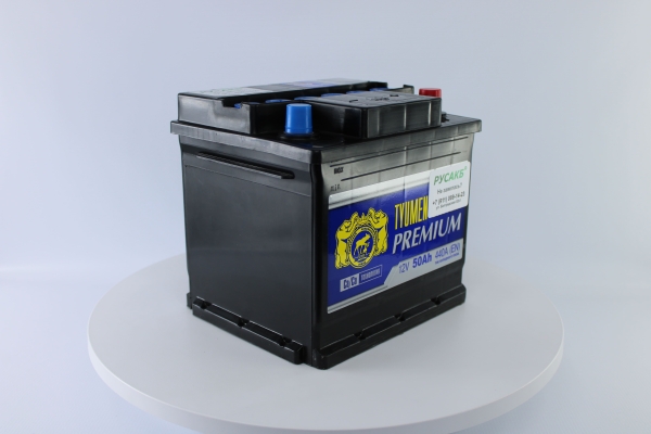 Аккумулятор Тюмень Премиум 50 ач обр. пол.
