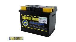 Тюмень Стандарт 55 ач обр. пол., 55 Ач, обратная полярность, 242x175x190 мм, 500 Ампер — купить в Санкт-Петербурге