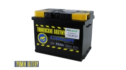 Тюмень Стандарт 55 ач прям. пол., 55 Ач, прямая полярность, 242x175x190 мм, 500 Ампер — купить в Санкт-Петербурге