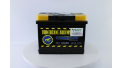 Тюмень Стандарт 55 ач прям. пол., 55 Ач, прямая полярность, 242x175x190 мм, 500 Ампер — купить в Санкт-Петербурге