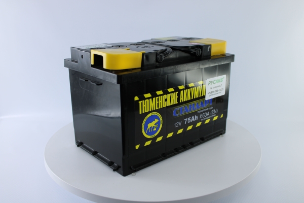 Аккумулятор Тюмень Стандарт 75 ач обр. пол.