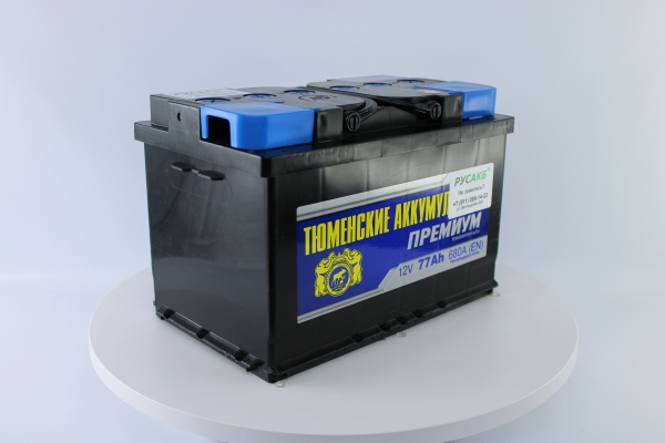 Аккумулятор Тюмень Премиум 77 ач обр. пол.