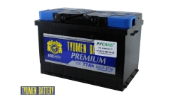 Тюмень Премиум 77 ач прям. пол., 77 Ач, прямая полярность, 275x175x190 мм, 640 Ампер — купить в Санкт-Петербурге