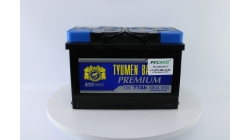 Тюмень Премиум 77 ач прям. пол., 77 Ач, прямая полярность, 275x175x190 мм, 640 Ампер — купить в Санкт-Петербурге