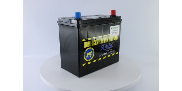 Аккумулятор Тюмень Азия 50 ач обр. пол.