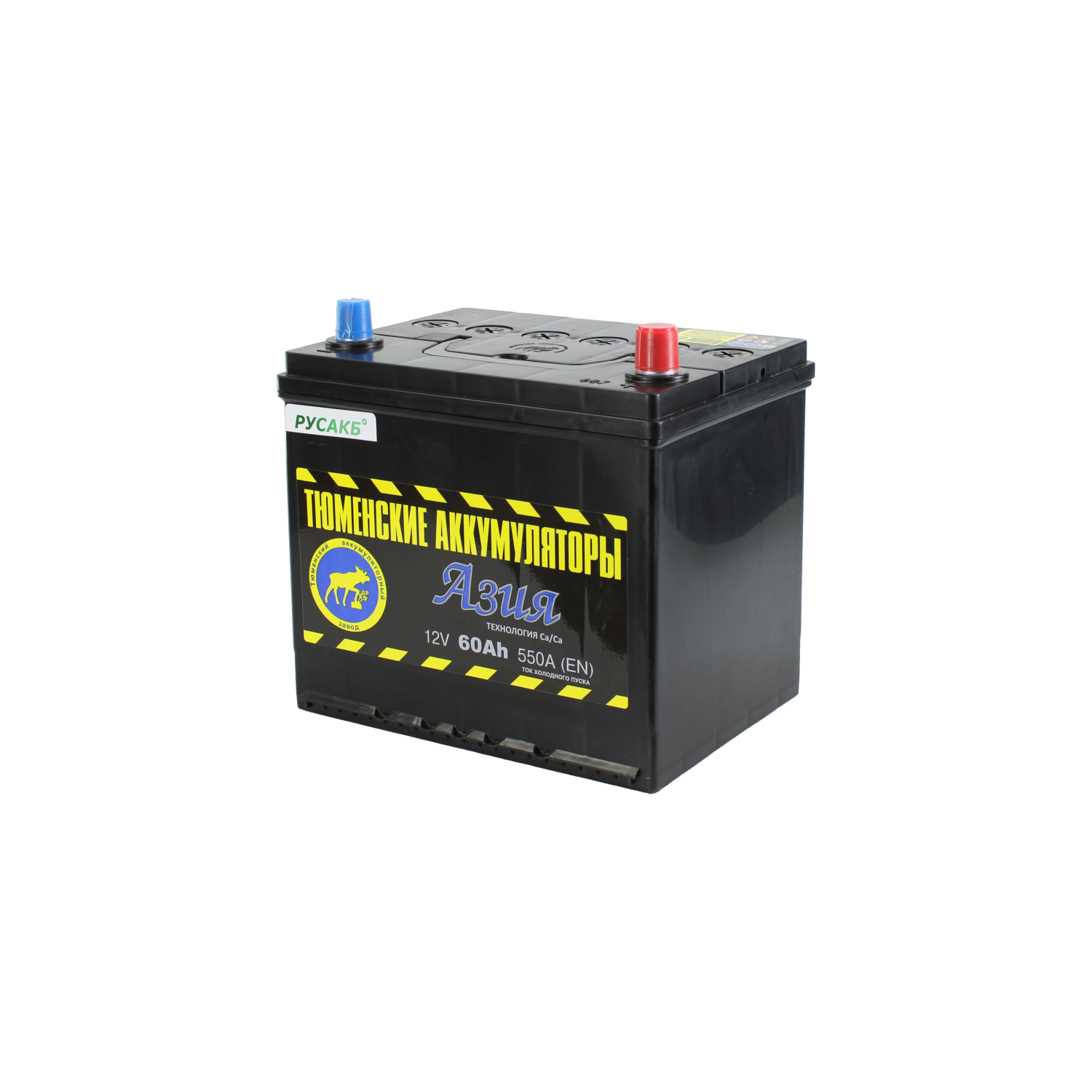 Тюмень Азия 60 ач обр. пол., 60 Ач, обратная полярность, 230x173x220 мм, 520 Ампер — купить в Санкт-Петербурге