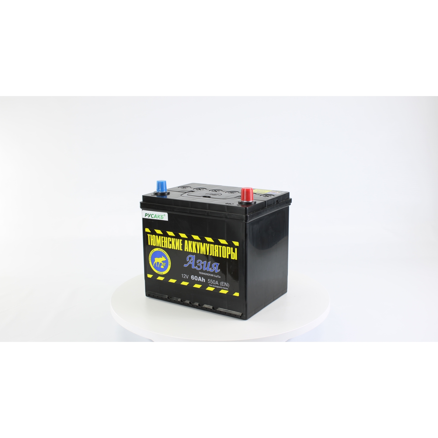 Тюмень Азия 60 ач обр. пол., 60 Ач, обратная полярность, 230x173x220 мм, 520 Ампер — купить в Санкт-Петербурге