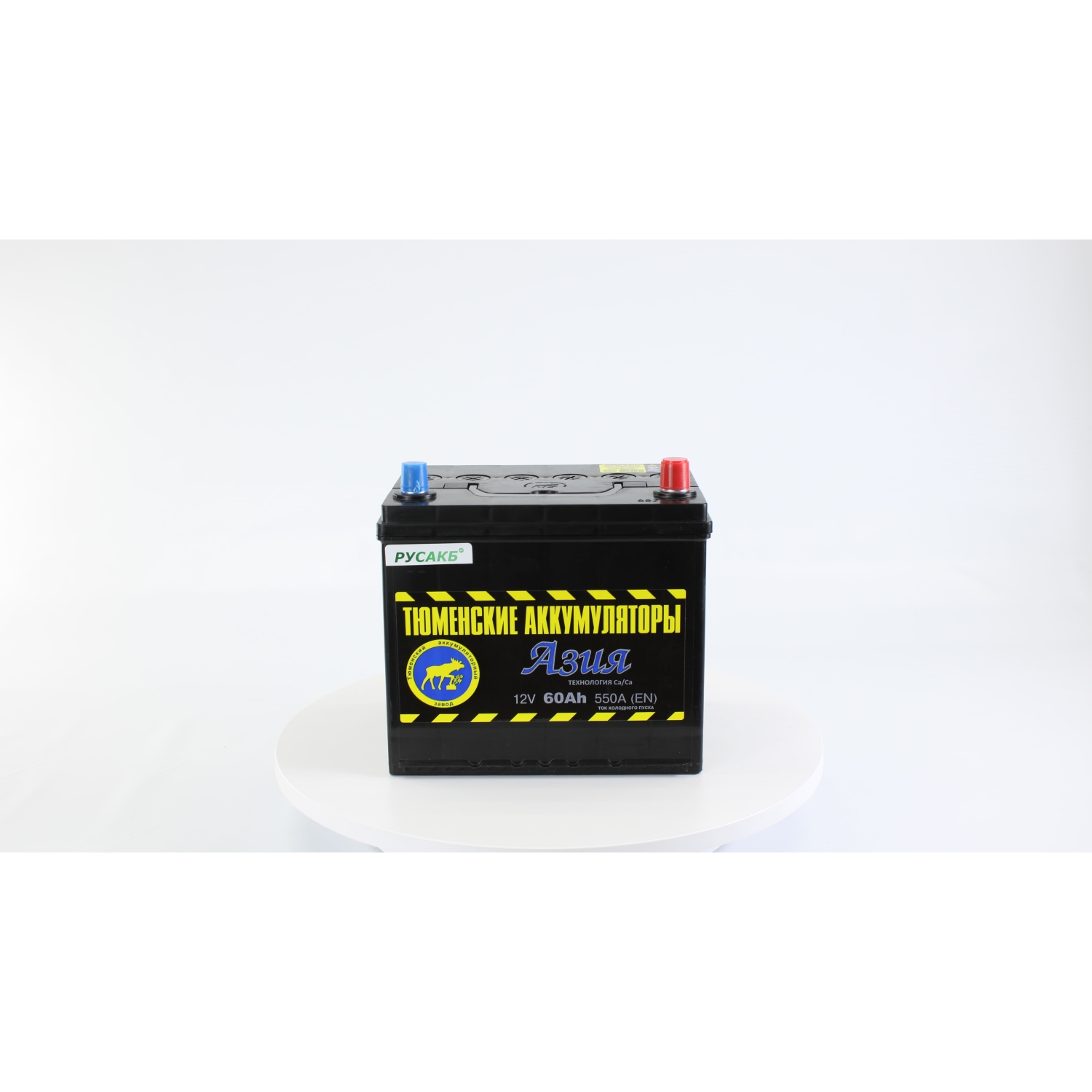 Тюмень Азия 60 ач обр. пол., 60 Ач, обратная полярность, 230x173x220 мм, 520 Ампер — купить в Санкт-Петербурге