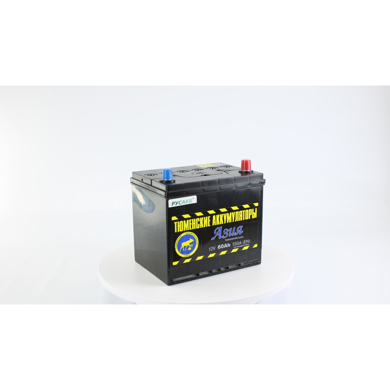 Тюмень Азия 60 ач обр. пол., 60 Ач, обратная полярность, 230x173x220 мм, 520 Ампер — купить в Санкт-Петербурге