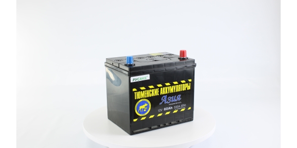 Аккумулятор Тюмень Азия 60 ач обр. пол.
