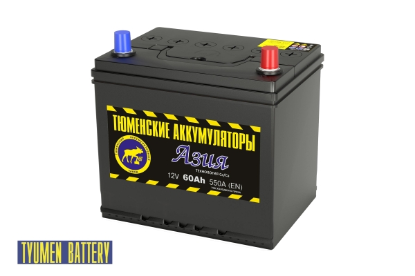 Аккумулятор Тюмень Азия 60 ач обр. пол.