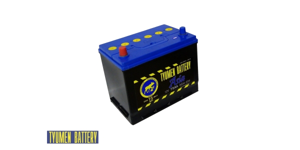 Аккумулятор Тюмень Азия 75 ач прям. пол.