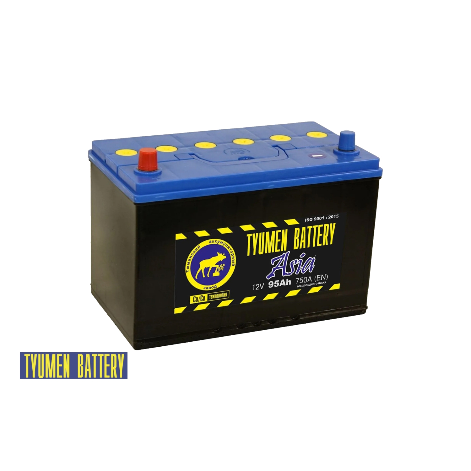 Тюмень Азия 95 ач прям. пол., 95 Ач, прямая полярность, 303x173x220 мм, 720 Ампер — купить в Санкт-Петербурге