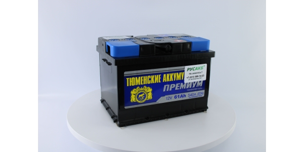Аккумулятор Тюмень Премиум LB 61 ач обр. пол.
