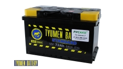 Тюмень Стандарт LB 72 ач обр. пол., 72 Ач, обратная полярность, 275x175x175 мм, 640 Ампер — купить в Санкт-Петербурге