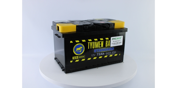 Аккумулятор Тюмень Стандарт LB 72 ач обр. пол.