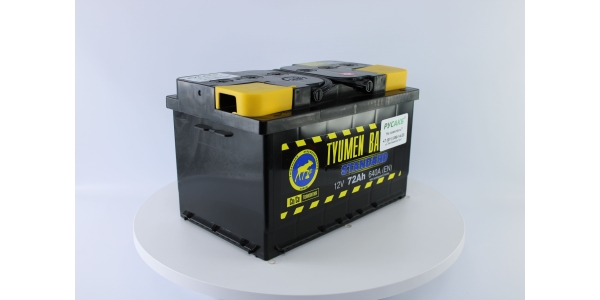 Аккумулятор Тюмень Стандарт LB 72 ач обр. пол.