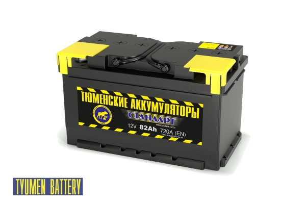 Аккумулятор Тюмень Стандарт LB 82 ач обр. пол.