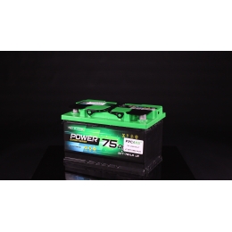 Аккумулятор Power 75Ач L - евро пол низк